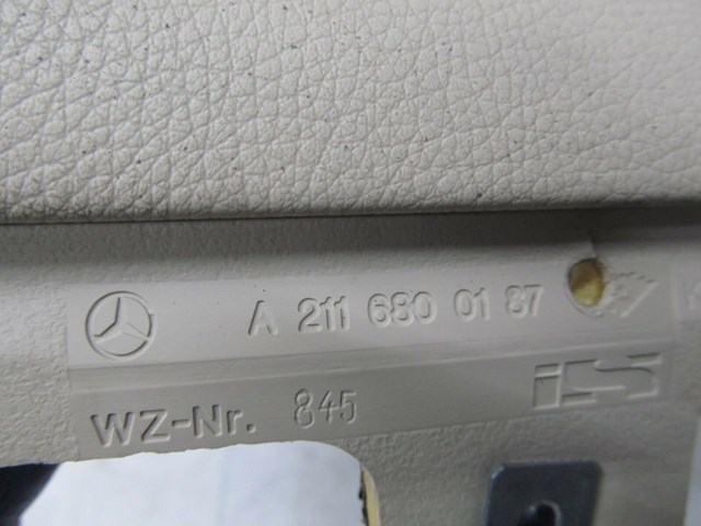 2003-2006 MERCEDES E500 W211 OEM LEFT FRONT LOWER DASH KNEE PANEL TRIM COVER TAN