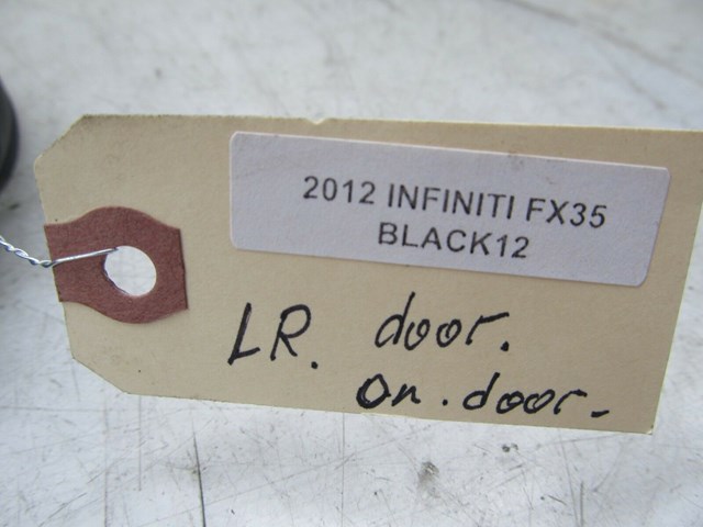 2009-2012 INFINITI FX35 OEM LEFT REAR ON DOOR WEATHER STRIP 