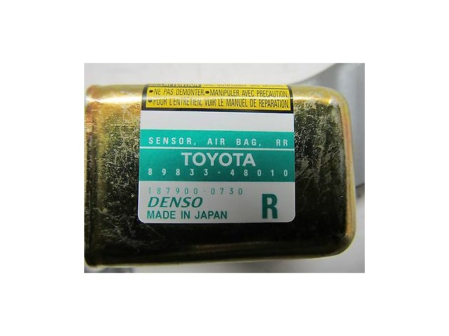 2004-2006 LEXUS RX330 XU30 OEM RIGHT REAR PASSENGER SRS CRASH SENSOR 89833-48010