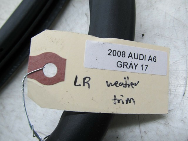 2005-2008 AUDI A6 C6 OEM LEFT REAR DOOR WEATHER STRIP SEAL 