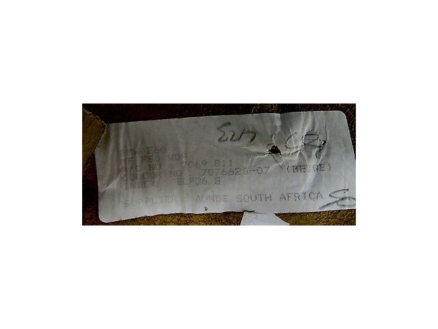 2006-2007 BMW 530XI WAGON E61 OEM RIGHT FRONT UPPER SPORT SEAT CUSHION BEIGE 