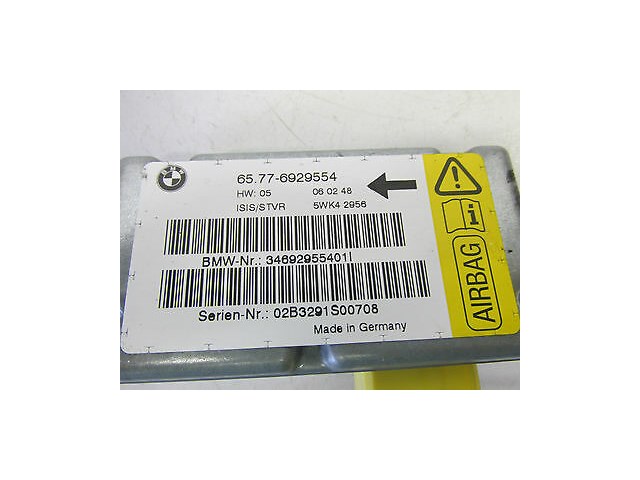 2002-2004 BMW 745LI E66 OEM RIGHT FRONT AIRBAG SENSOR MODULE IMPACT SENSOR