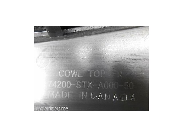 2007-2009 ACURA MDX OEM FRONT WINDSHIELD COVER COWL GRILLE