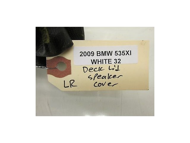2008-2010 BMW 535xi 528 E60 OEM LEFT REAR DECK LID SPEAKER GRILLE COVER