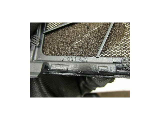 2008-2010 BMW 535xi 528 E60 OEM LEFT REAR DECK LID SPEAKER GRILLE COVER