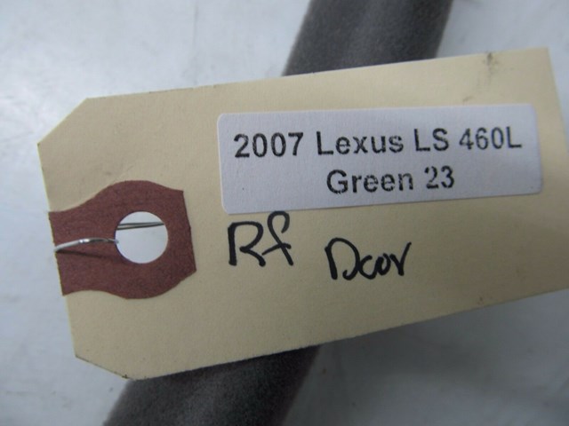 2007-2009 LEXUS LS460L XF40 OEM RIGHT FRONT PASS. DOOR WEATHER STRIP SEAL TRIM