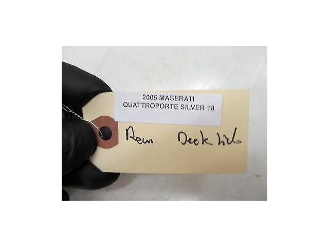 2004-2008 MASERATI QUATTROPORTE M139 OEM REAR DECK LID SPEAKER GRILLE COVER SET