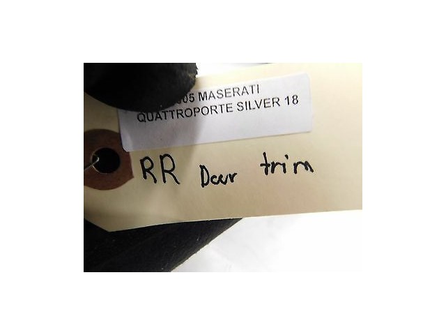 2004-2008 MASERATI QUATTROPORTE M139 OEM RIGHT REAR PASSENGER DOOR WEATHER STRIP