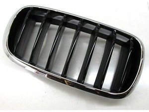 2014-2015 BMW X6 F16 OEM RIGHT FRONT PASSENGER SIDE KIDNEY GRILLE AIR FLOW BLACK