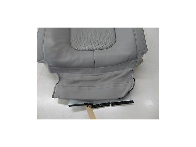 2009-2011 JAGUAR XF OEM RIGHT FRONT UPPER SEAT CUSHION GRAY PERFORATED LEATHER 