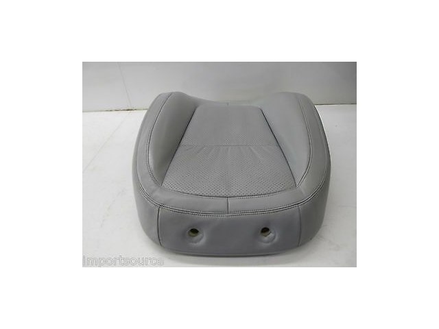 2009-2011 JAGUAR XF OEM RIGHT FRONT UPPER SEAT CUSHION GRAY PERFORATED LEATHER 