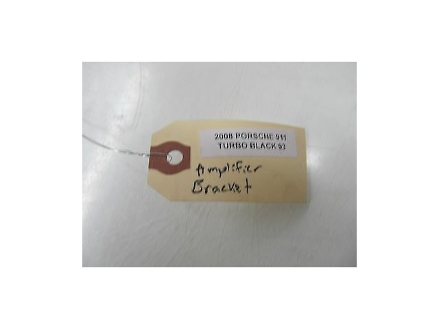 2005-2008 PORSCHE 911 TURBO 997 OEM FRONT BONNET RADIO AUDIO AMPLIFIER BRACKET