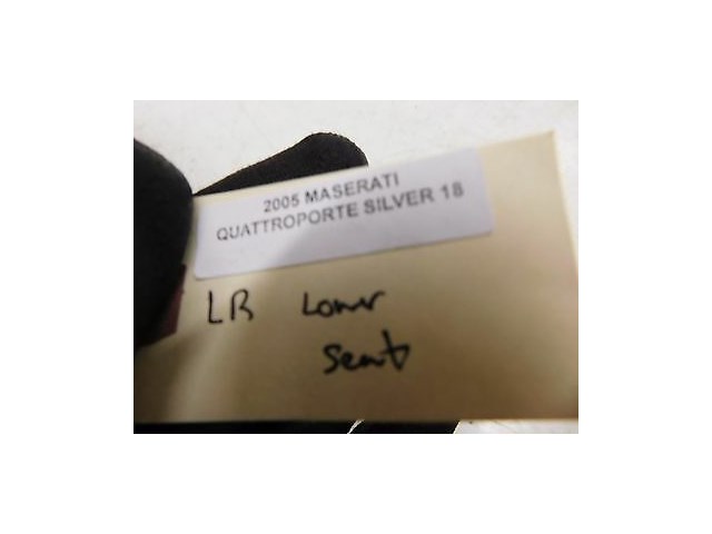 2004-2008 MASERATI QUATTROPORTE M139 OEM LEFT REAR LOWER SEAT CUSHION LEATHER