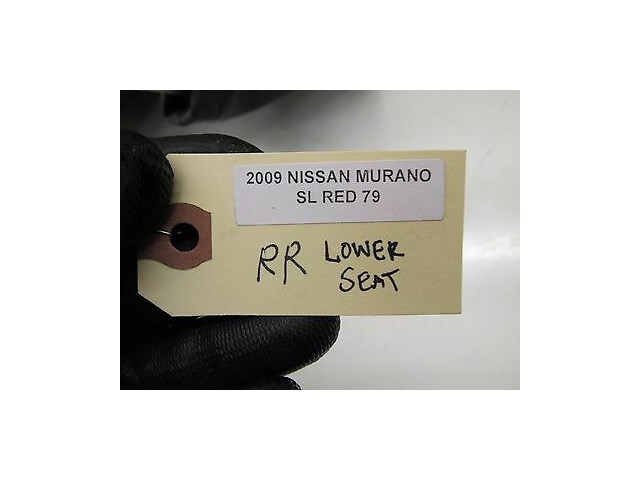 2009-2012 NISSAN MURANO SL OEM RIGHT REAR LOWER SEAT CUSHION BLACK 
