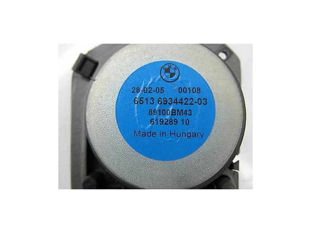 2006-2007 BMW 530XI WAGON E61 OEM RIGHT REAR HIFI DOOR AUDIO SPEAKER W/ TWEATER