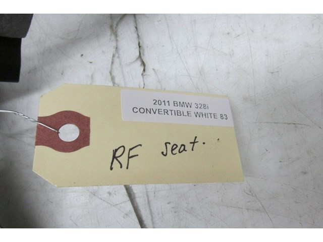  2009-2013 BMW 328i E93 LCI OEM RIGHT FRONT PASS LEATHER UPPER SEAT CUSHION 