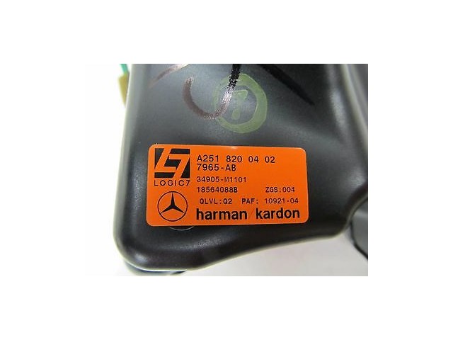 2006-2009 MERCEDES R350 W251 OEM RIGHT REAR QUARTER HARMAN / LOGIC7 SPEAKER