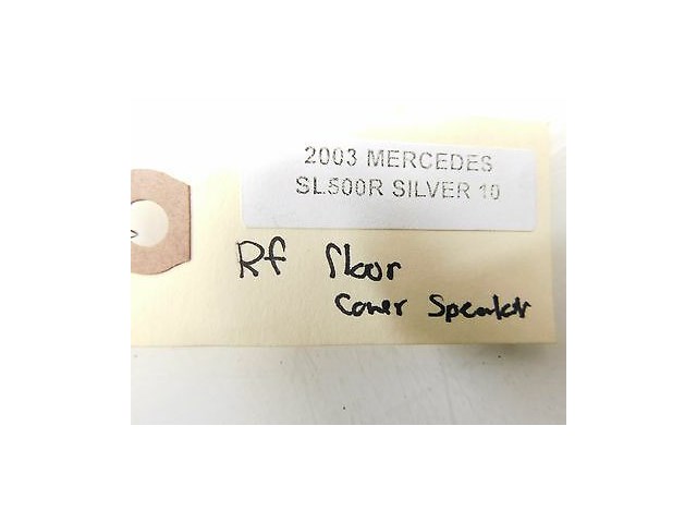 2003-2006 MERCEDES BENZ SL500R R230 OEM RIGHT SIDE KICK PANEL TWEETER SPEAKER 