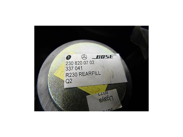 2003-2006 MERCEDES BENZ SL500R R230 OEM RIGHT REAR CARGO SEATBELT SPEAKER 