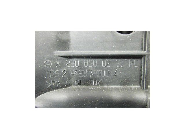 2004-2006 MERCEDES BENZ SL600 R230 OEM RIGHT REAR LUGGAGE BELT W/ SPEAKER