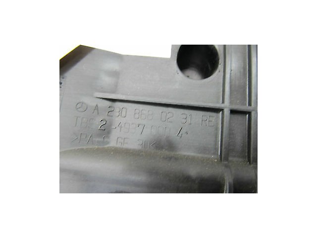 2004-2006 MERCEDES BENZ SL600 R230 OEM RIGHT REAR LUGGAGE BELT W/ SPEAKER