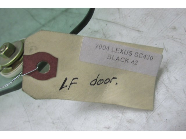 2002-2006 LEXUS SC430 OEM LEFT FRONT DRIVER SIDE AUTO GLASS WINDOW TINTED