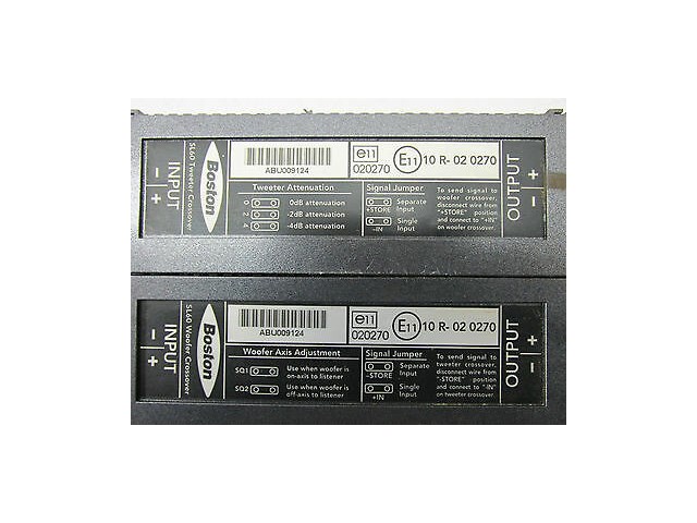 2004-2005 NISSAN 350Z ROADSTER BOSTON CROSSOVER UNIT & LEFT FRONT SPEAKER