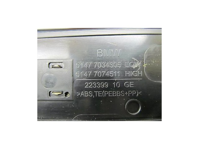 2008-2010 BMW 535i E60 OEM LEFT REAR DOOR SILL SCUFF SCRATCH PLATE TRIM 