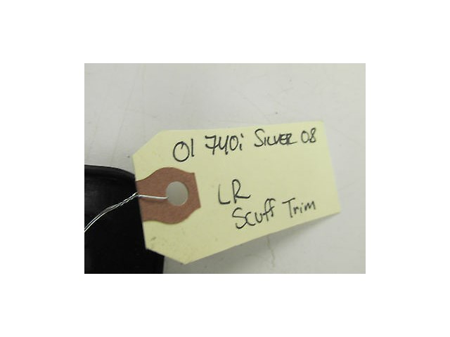 1997-2001 BMW 740i E38 OEM LEFT REAR DRIVER'S SIDE DOOR SILL SCUFF PLATE TRIM