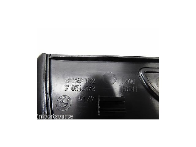 2006-2008 BMW 750LI E66 OEM RIGHT FRONT PASSENGER DOOR SILL SCUFF PLATE TRIM