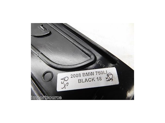 2006-2008 BMW 750LI E66 OEM RIGHT FRONT PASSENGER DOOR SILL SCUFF PLATE TRIM