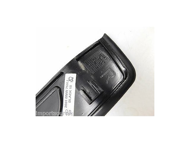 2006-2008 BMW 750LI E66 OEM RIGHT FRONT PASSENGER DOOR SILL SCUFF PLATE TRIM