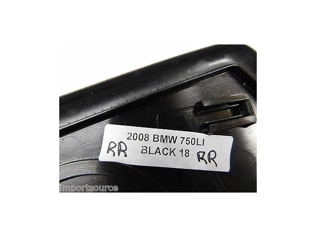 2006-2008 BMW 750LI E66 OEM RIGHT REAR PASSENGER SIDE DOOR SILL SCUFF PLATE TRIM