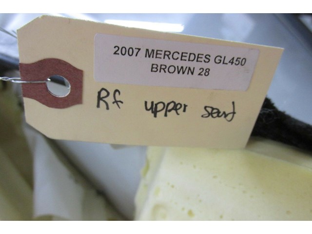 2007-2012 MERCEDES GL450 X164 OEM RIGHT FRONT PASSENGER SIDE UPPER SEAT CUSHION 