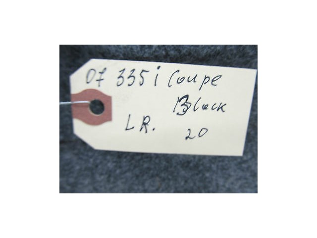 2007-2011 BMW 328i 335i E92 COUPE OEM LEFT REAR UPPER SEAT CUSHION W/ ARMREST