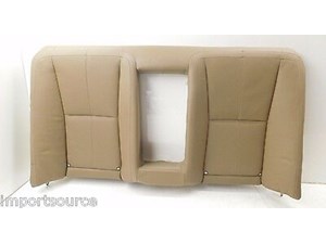 2007-2009 MERCEDES S550 W221 OEM REAR BACK UPPER SEAT CUSHION BROWN