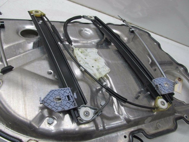 2004-2008 AUDI A8L W12 OEM RIGHT REAR PASSENGER DOOR WINDOW REGULATOR W/ PANEL