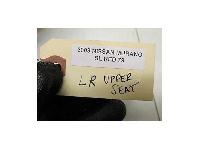 2009-2012 NISSAN MURANO SL OEM LEFT REAR UPPER SEAT CUSHION BLACK 