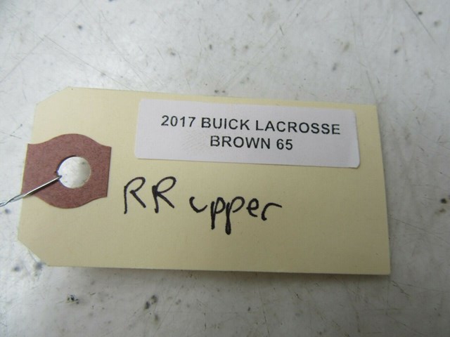 2017-2019 BUICK LACROSSE OEM RIGHT REAR UPPER SEAT CUSHION WITH ARM REST