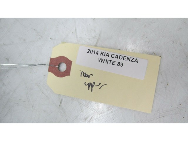  2014-2016 KIA CADENZA OEM REAR PASSENGER UPPER SEAT CUSHION BLACK LEATHER  