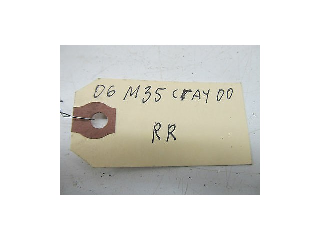 2006-2009 INFINITI M35 OEM RIGHT REAR DOOR WINDOW AUTO GLASS