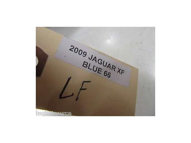 2009-2011 JAGUAR XF OEM LEFT FRONT UPPER SEAT CUSHION GRAY PERFORATED LEATHER 