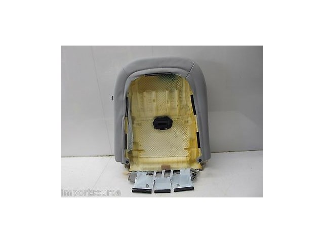 2009-2011 JAGUAR XF OEM LEFT FRONT UPPER SEAT CUSHION GRAY PERFORATED LEATHER 