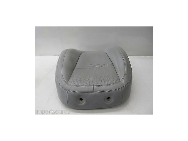 2009-2011 JAGUAR XF OEM LEFT FRONT UPPER SEAT CUSHION GRAY PERFORATED LEATHER 