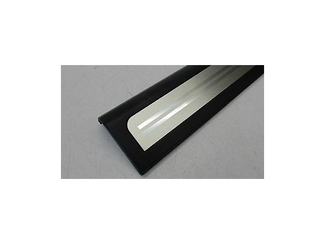 2005-2006 INFINITI G35 SEDAN OEM RIGHT SIDE FRONT DOOR SILL BLACK BRUSHED METAL