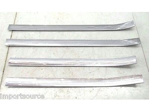 2007-2009 MERCEDES S550 W221 OEM DOOR SILL TRIM SCUFF PLATE SET OF 4