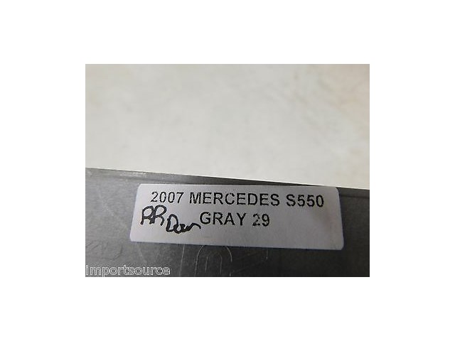 2007-2009 MERCEDES S550 W221 OEM RIGHT REAR DOOR SILL SCUFF PLATE A2216802035