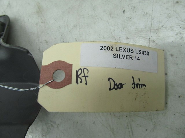 2001-2006 LEXUS LS430 OEM RIGHT FRONT PASSENGER SIDE DOOR SILL SCUFF PLATE TRIM 