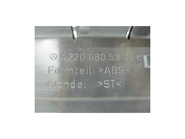 2003-2006 MERCEDES S430 S500 W220 OEM LEFT REAR DOOR SILL TRIM MOLDING 