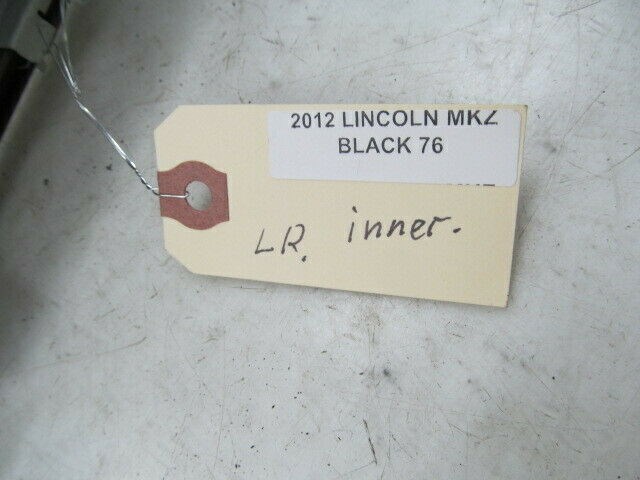 2010-2012 LINCOLN MKZ OEM LEFT REAR INNER DOOR SILL SCUFF PLATE